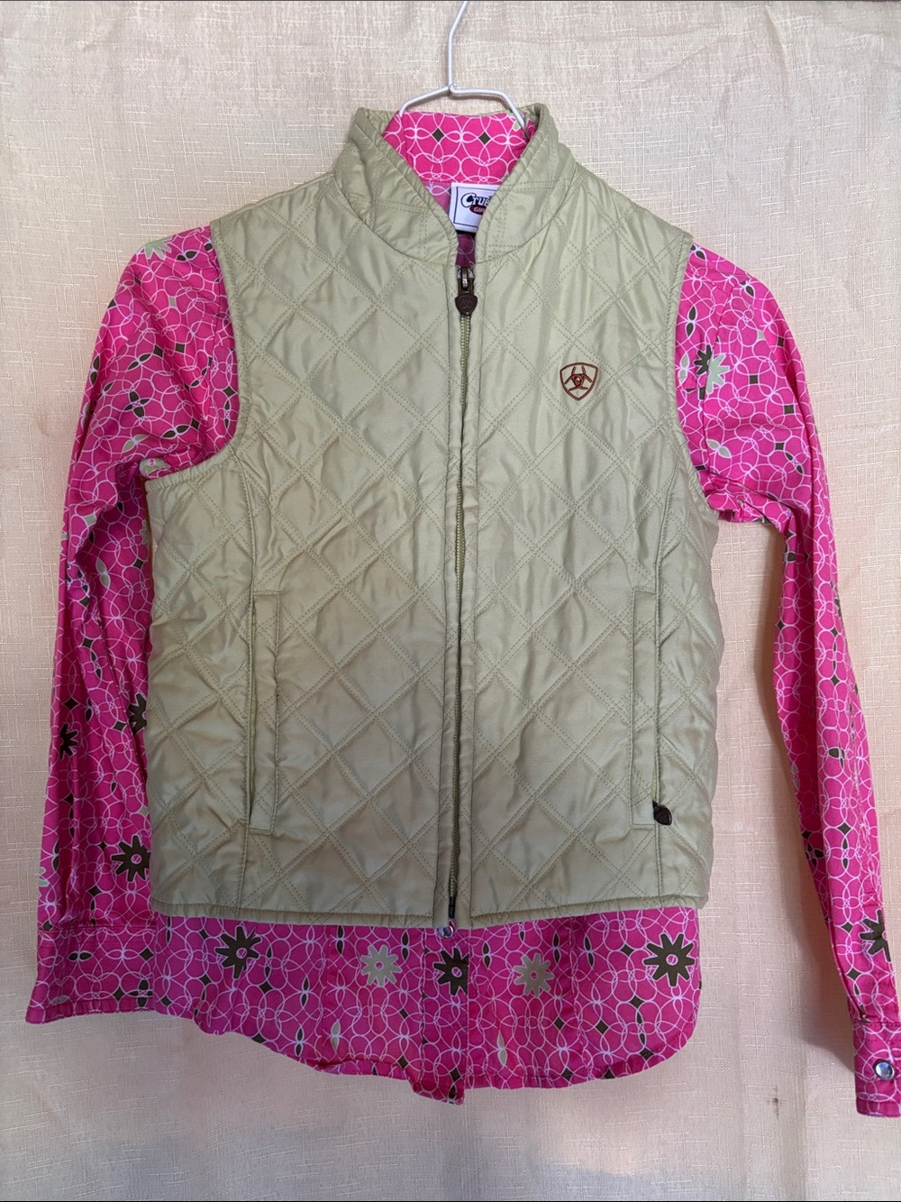 Ariat Girls Vest with Cruel Girl Pearl Snap Shirt